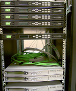 Latvijas DVB-T/IPTV signālu sagatavošanas stacija - mašīnu telpa