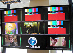 Latvijas DVB-T/IPTV signlu sagatavoanas stacija - kontroles telpa