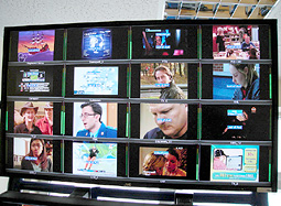 Latvian DVB-T/IPTV head-end - control room