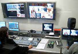 Lietuvos Rytas TV - news studio control room