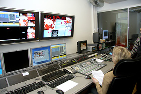 Lietuvos Rytas TV - studio control room