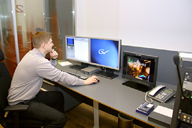Lietuvos Rytas TV - news editing facility