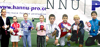 Latvijas centrālā tenisa kluba U-12 turnīra uzvarētāji