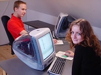 Computer graphics classes in Janis Rozentals' Riga Art College
